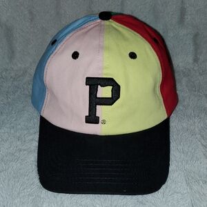 Portland Gear Hopscotch Rainbow Letter P Adjustable Baseball Cap